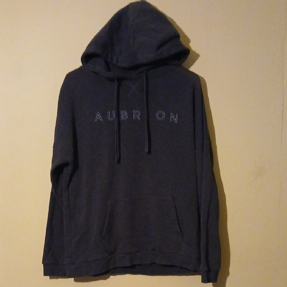 Aubrion Sweaters - Aubron  Charcoal Hoodie Sweater Size M